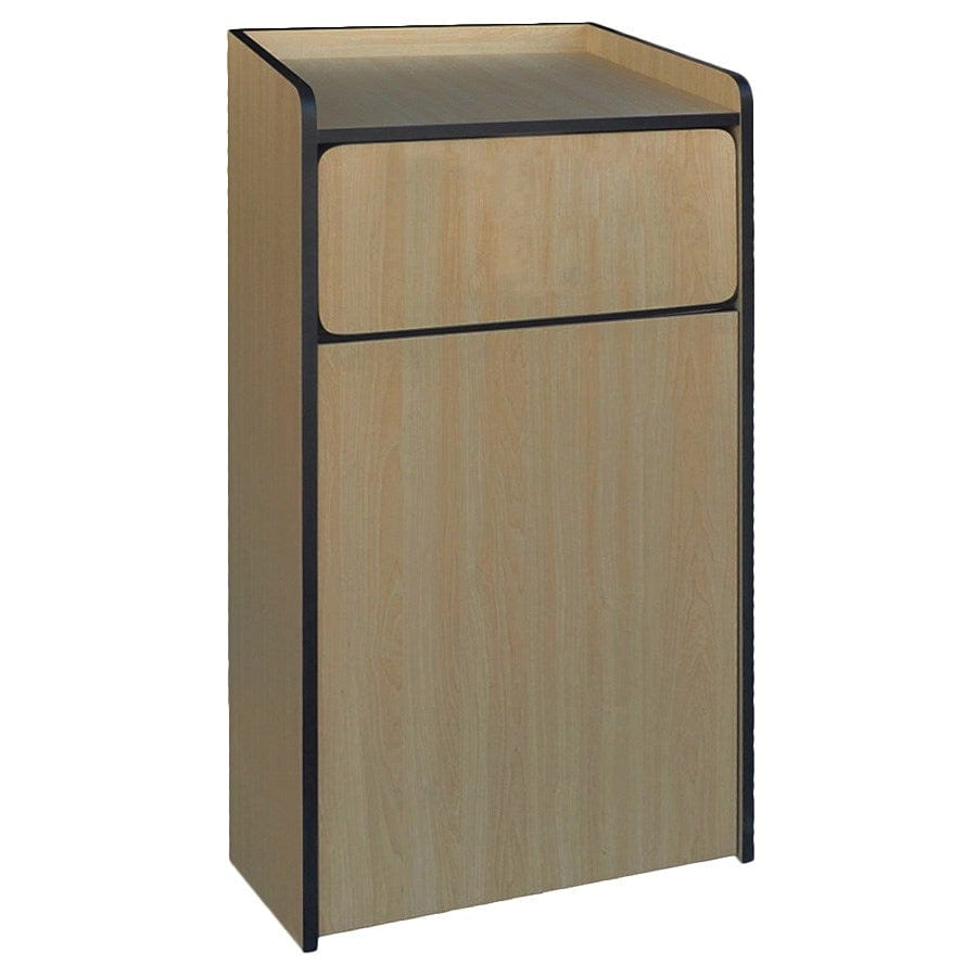 Winco Sanitation & Janitorial Each Winco WR-35 35 Gallon Waste Receptacle Enclosure with Tray Top