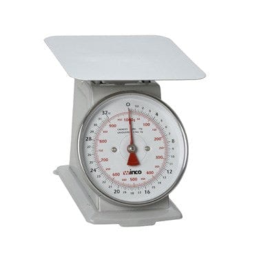 Winco Scales Each Winco SCAL-62 2 Pounds Receiving Scale with 6.5 Inch Dial | Denson CFE