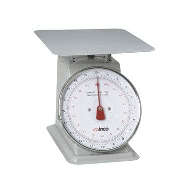 Winco Scales Each Winco SCAL-820 8 Inch Dial Portion Scale 20 Pound Capacity | Denson CFE