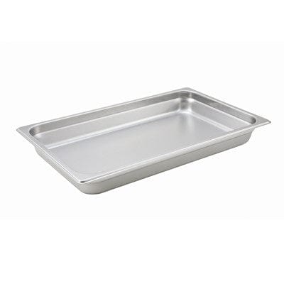 Winco Serving & Display Each Winco SPJH-102 Anti-Jam Full-Size Steam Table Pan 22 Gauge Stainless Steel 20-3/4 x 12-3/4 x 2-1/2 | Denson CFE
