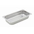 Winco Serving & Display Each Winco SPJH-302 Anti-jam Steam Table Pan 1/3 Size Heavyweight Stainless Steel 22 Gauge 2-1/2 Inch Deep | Denson CFE