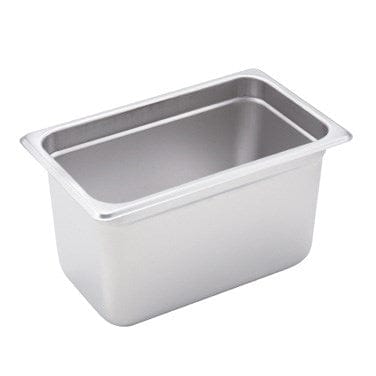 Winco Serving & Display Each Winco SPJH-406 Anti-jam Steam Table Pan 1/4 Size 6 Inch 22 Gauge Stainless Steel | Denson CFE