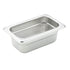 Winco Serving & Display Each Winco SPJH-902 Anti-jam Steam Table Pan 1/9 Size 2-1/2 Inch Deep Heavyweight Stainless Steel | Denson CFE