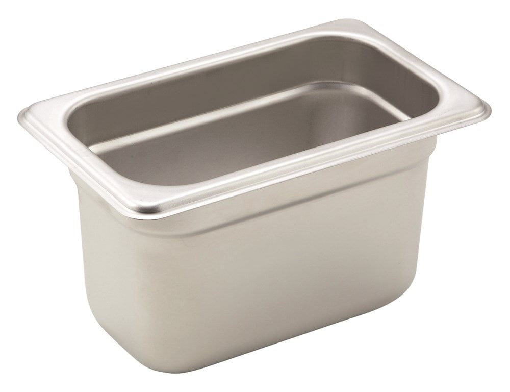 Winco Serving & Display Each Winco SPJH-904 Anti-jam Steam Table Pan 1/9 Size 4 Inch Deep 22 Gauge Stainless Steel | Denson CFE
