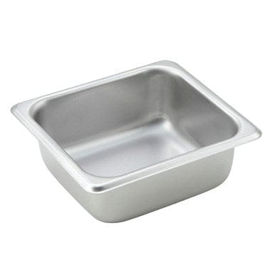 Winco Serving & Display Each Winco SPS2 Straight-sided Steam Pan 1/6 Size 2-1/2 Inches Deep 25 Gauge Stainless Steel | Denson CFE