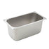 Winco Serving & Display Each Winco SPT6 Straight Sided Steam Pan 1/3 Size 6 Inch 25 Gauge Stainless Steel | Denson CFE
