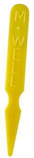 Winco Smallwares Bag / Yellow Winco PSM-MW Medium Well Steak Markers Yellow 1000 Pieces per Bag | Denson CFE