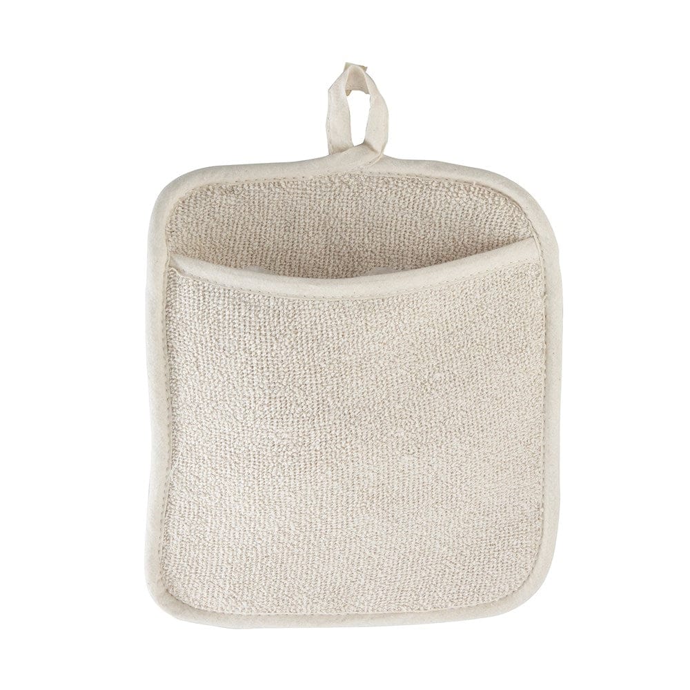 Winco Smallwares Dozen Winco PH-9W Pot Holder with Pocket 9-1/2 x 8-1/2 Terrycloth White | Denson CFE