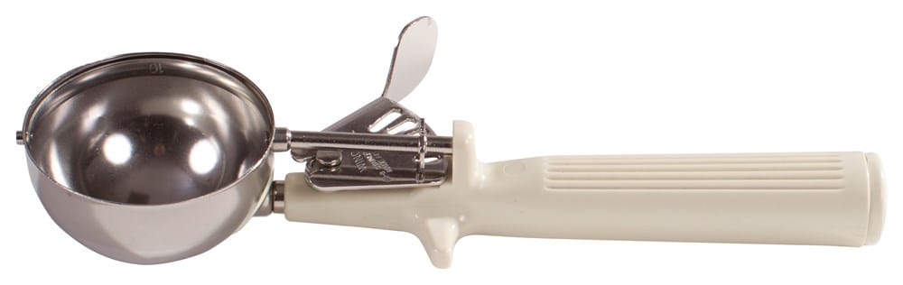 Winco Smallwares Each / 10 / 3-1/4 oz Winco ICOP Deluxe One Piece Ice Cream Disher with Spring Release Mechanism | Denson CFE