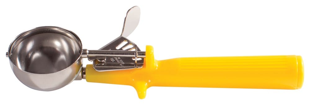 Winco Smallwares Each / 20 /  1-5/8 oz Winco ICOP Deluxe One Piece Ice Cream Disher with Spring Release Mechanism | Denson CFE