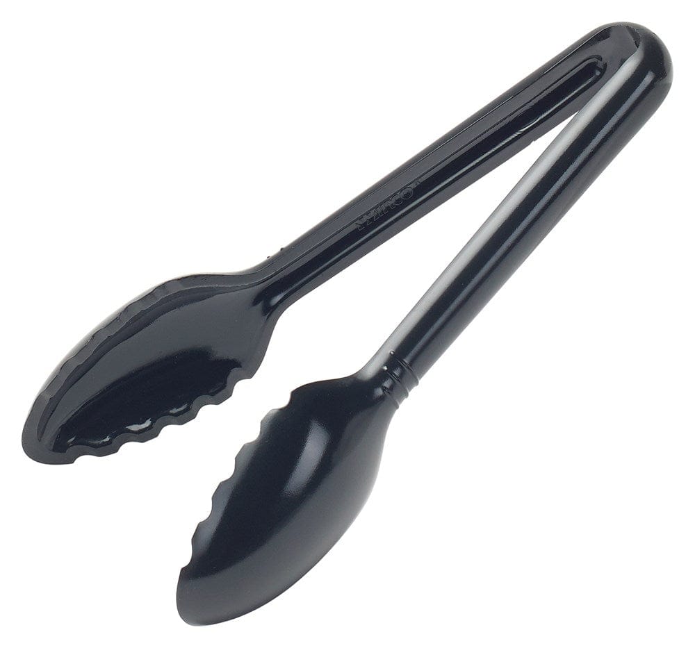Winco Smallwares Each / Black Winco CVST-6K 6 Inch Black Plastic Serving Tongs Heat Resistant | Denson CFE