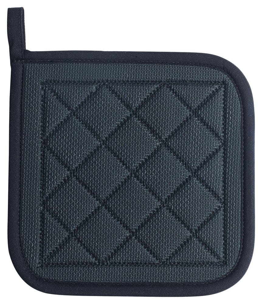 Winco Smallwares Each / Black Winco PH-8N Neoprene Pot Holder 8 by 8 Black | Denson CFE