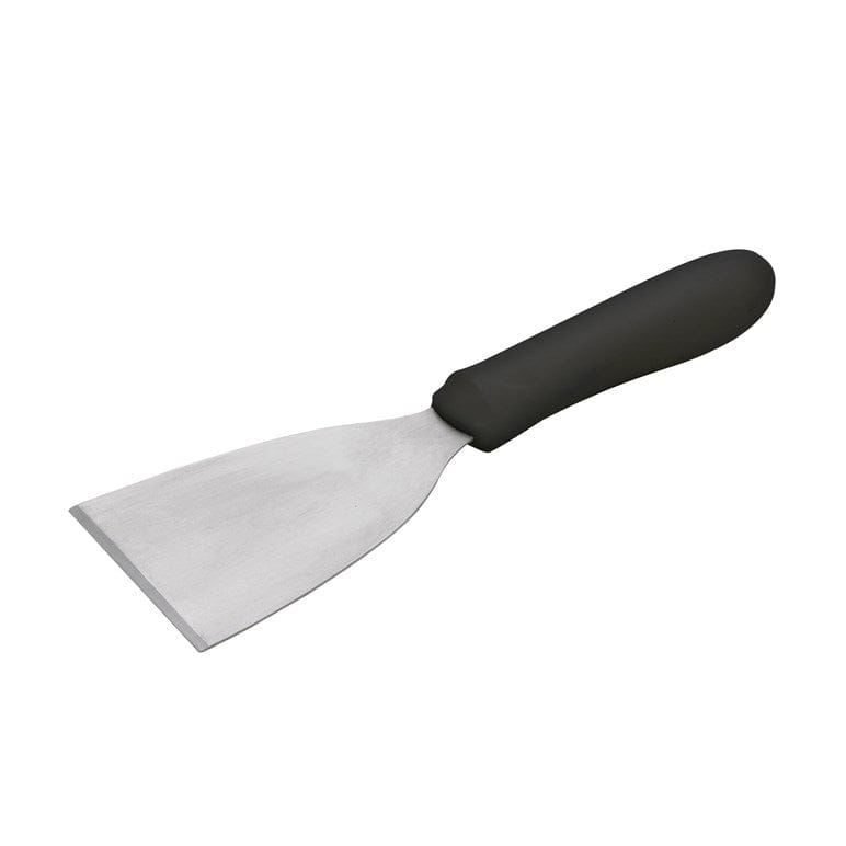 Winco Smallwares Each / Black Winco TKP-32 Professional Scraper with Stainless Steel Blade and Slip-Resistant Polypropylene Handle | Denson CFE