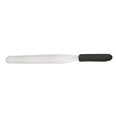 Winco Smallwares Each / Black Winco TKPS-9 Professional Bakery Spatula 10 Inch Stainless Steel Blade Dishwasher Safe High Heat Handle | Denson CFE
