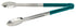 Winco Smallwares Each / Green Winco UT-16HP-G Green Plastic Handle 16 Inch Heavy Duty Stainless Steel Scalloped Edge Utility Tongs | Denson CFE