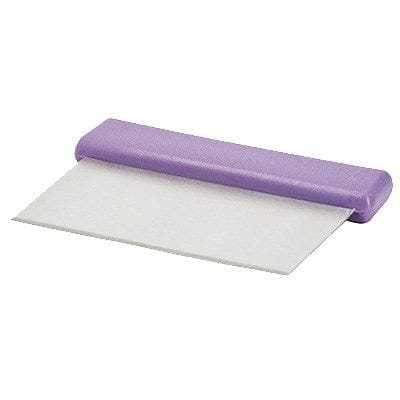 Winco Smallwares Each / Purple Winco DSC-2P Allergen Free Dough Scraper with Stainless Steel Blade and Purple Handle | Denson CFE