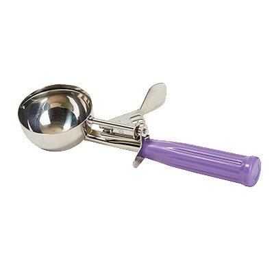 Winco Smallwares Each / Purple Winco ICD-10P Allergen Free Ice Cream Disher Size 10 Purple Plastic Handle | Denson CFE