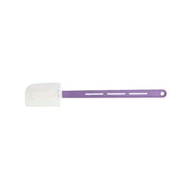 Winco Smallwares Each / Purple Winco PSH-14P Allergen Free Silicone Scraper with Heat Resistant Purple Nylon Handle 14 Inch | Denson CFE