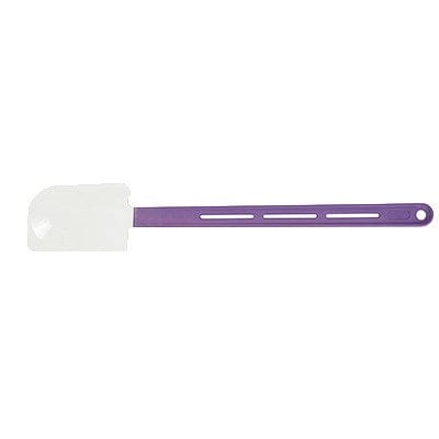 Winco Smallwares Each / Purple Winco PSH-16P Allergen-Free Silicone Scraper 16-1/4 Inch Heat Resistant Flat Blade Purple | Denson CFE