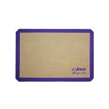 Winco Smallwares Each / Purple Winco SBS-16PP Allergen-Free Silicone Baking Mat Half-Size 11-5/8 x 16-1/2 Purple | Denson CFE