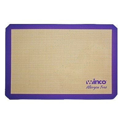 Winco Smallwares Each / Purple Winco SBS-21PP Allergen-Free Silicone Baking Mat for Two Third-Size Sheet Pans 14-7/16 x 20-1/2 Purple | Denson CFE
