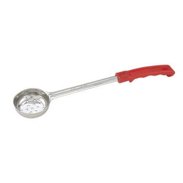 Winco Smallwares Each / Red Winco FPP-2 Food Portioner 2oz One-Piece Perforated Stainless Steel Red | Denson CFE