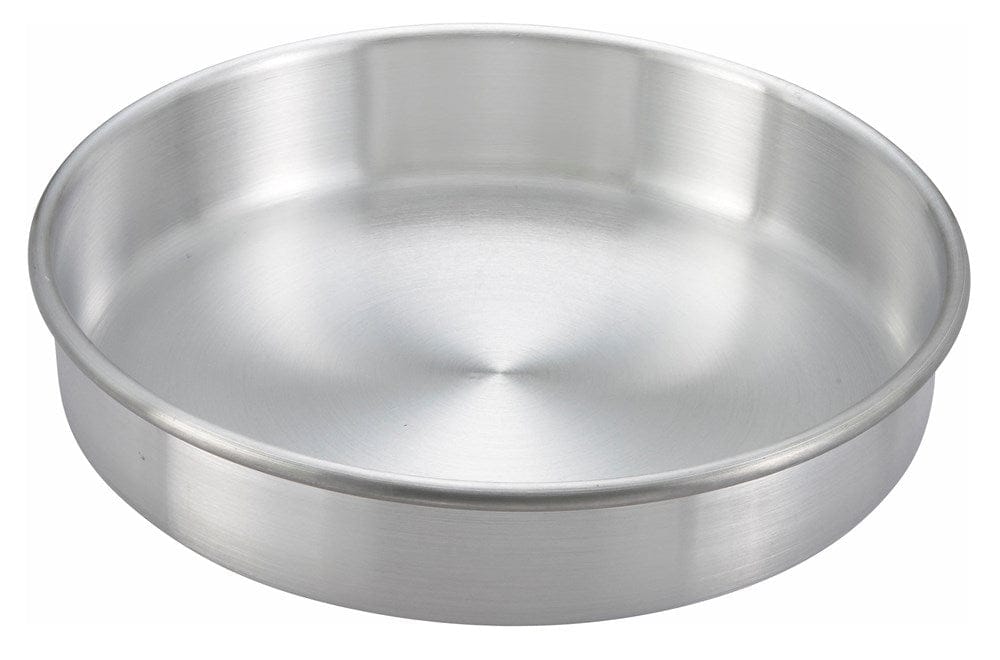 Winco Smallwares Each Winco ACP-083 Round Aluminum Cake Pan 8 Inch x 3 Inch | Denson CFE