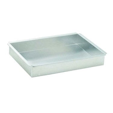 Winco Smallwares Each Winco ACP-0913 13 x 9 x 2 Inch Rectangular Heavyweight Aluminum Cake Pan | Denson CFE