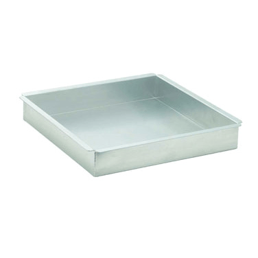 Winco Smallwares Each Winco ACP-1212 12 Inch Square Aluminum Cake Pan for Heavy Duty Baking | Denson CFE