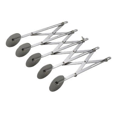 Winco Smallwares Each Winco ADD-5 Five Wheel Stainless Steel Pastry Cutter and Dough Divider | Denson CFE