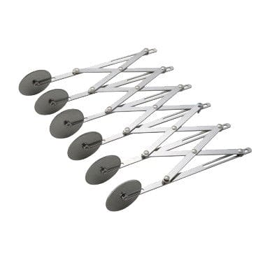 Winco Smallwares Each Winco ADD6 Adjustable Stainless Steel Dough Divider 6 Wheel for Precise Portioning | Denson CFE