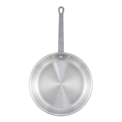 Winco Smallwares Each Winco AFP-10A Gladiator 10 Inch Aluminum Fry Pan Natural Finish | Denson CFE