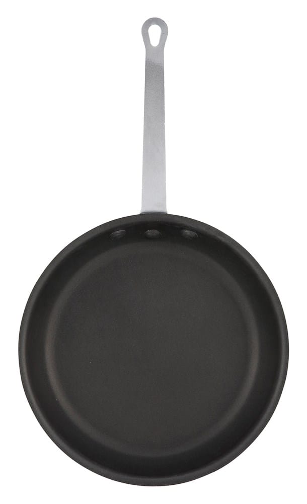 Winco Smallwares Each Winco AFP-10NS 10 Inch Fry Pan Round PFOA-Free Aluminum Riveted Handle | Denson CFE