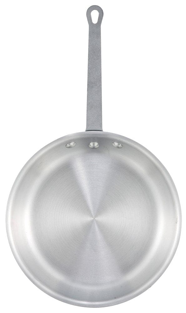 Winco Smallwares Each Winco AFP-14A Gladiator 14 Inch Aluminum Fry Pan Natural Finish | Denson CFE