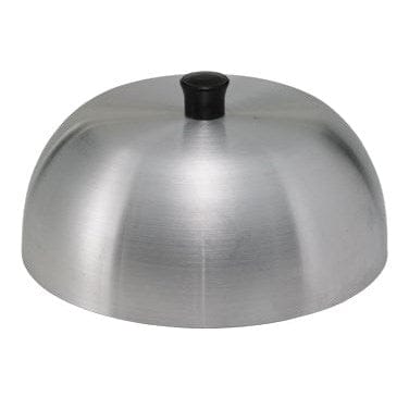 Winco Smallwares Each Winco AHC-6 6 Inch Round Aluminium Hamburger Cover for Perfectly Steamed Burgers | Denson CFE