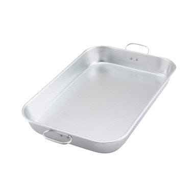 Winco Smallwares Each Winco ALBP-1218 Aluminum Baking Pan with Riveted Handles for Versatile Cooking | Denson CFE