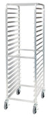 Winco Smallwares Each Winco ALRK-20R Unassembled Universal Pan Rack 20 Tier Aluminum with Brake | Denson CFE