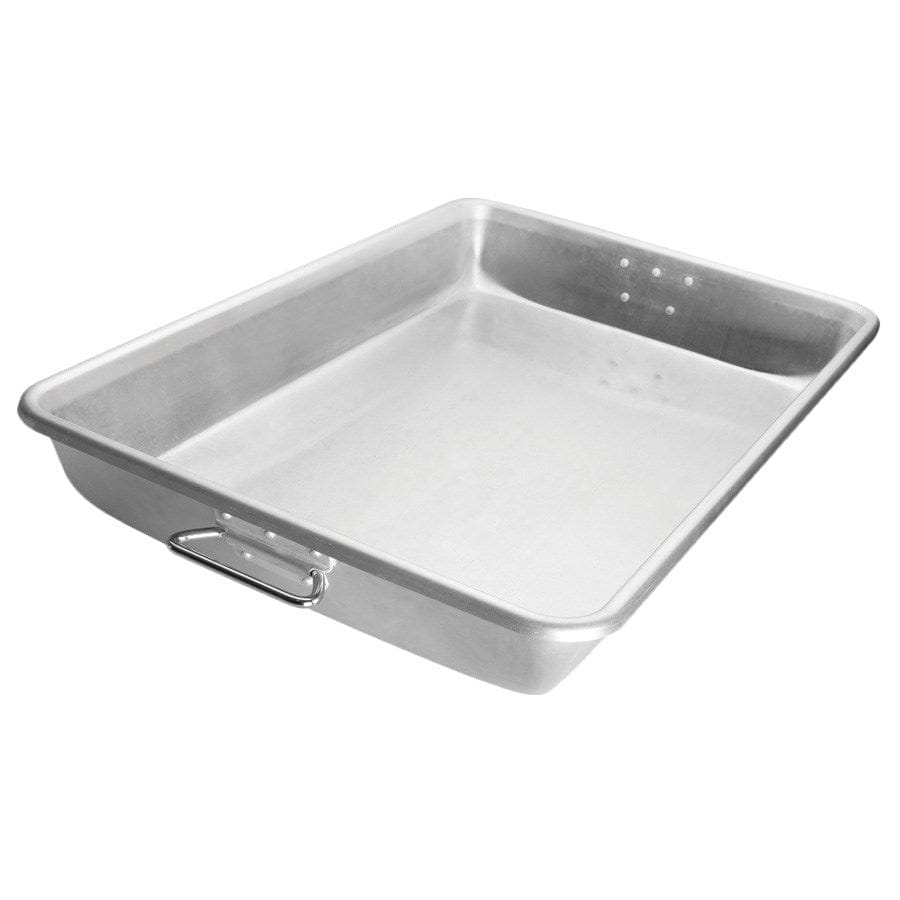 Winco Smallwares Each Winco ALRP-1826H Aluminum Roasting Pan with Handles Durable Commercial Grade Design | Denson CFE