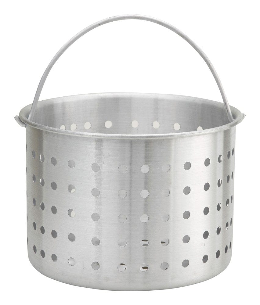 Winco Smallwares Each Winco ALSB-60 60 Quart Aluminium Steamer Basket with Comfortable Handle | Denson CFE