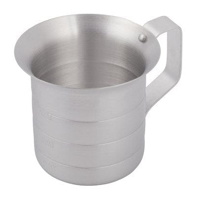 Winco Smallwares Each Winco AM-05 Aluminum Half Quart Measuring Cup for Easy Pouring and Precision | Denson CFE