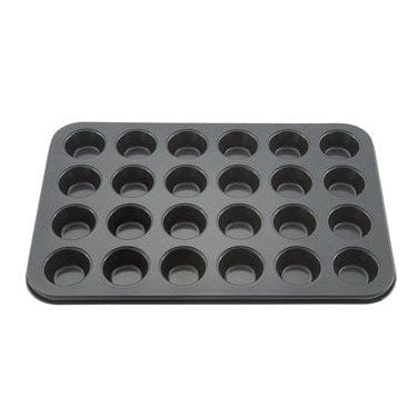 Winco Smallwares Each Winco AMF-24MNS Non-Stick Carbon Steel 24 Cup Mini Muffin Pan | Denson CFE
