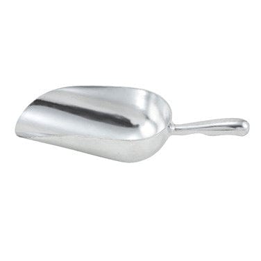 Winco Smallwares Each Winco AS-12 One Piece Aluminum Scoop 12 Ounce Large Capacity for Quick Food Preparation | Denson CFE