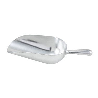 Winco Smallwares Each Winco AS-38 One Piece Aluminum Scoop 38 Ounces Silver | Denson CFE
