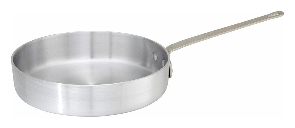 Winco Smallwares Each Winco ASET-7 Heavyweight Aluminium 7.5 Quart Saute Pan | Denson CFE