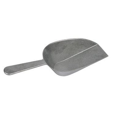 Winco Smallwares Each Winco ASFB-24 24 Ounce Aluminium Flat Bottom Scoop | Denson CFE