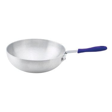 Winco Smallwares Each Winco ASFP-11 11 Inch Aluminium Stir Fry Pan with Heat Resistant Handle | Denson CFE