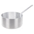 Winco Smallwares Each Winco ASP-6SW 6.5 Quart Straight-Sided Aluminium Sauce Pan with Riveted Handle | Denson CFE
