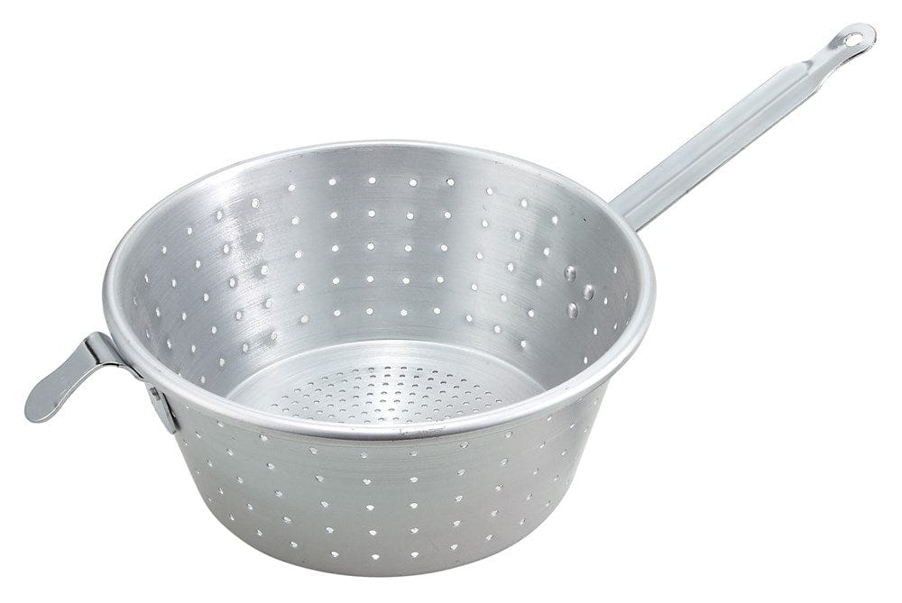Winco Smallwares Each Winco ASS-09 Aluminium Spaghetti Strainer 9 Inch | Denson CFE