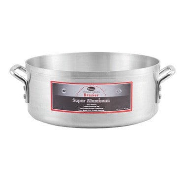 Winco Smallwares Each Winco AXBZ-28 Professional 28 Quart Super Aluminum Brazier | Denson CFE