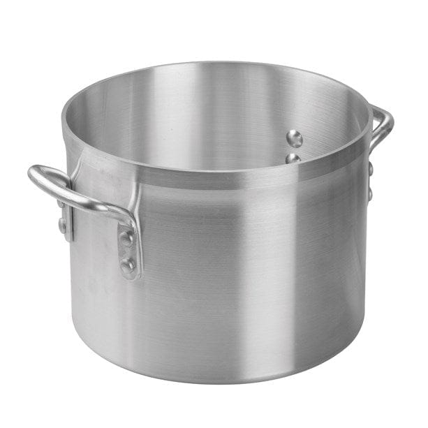 Winco Smallwares Each Winco AXS-10 Professional 10 Quart Super Aluminum Stock Pot Without Cover | Denson CFE